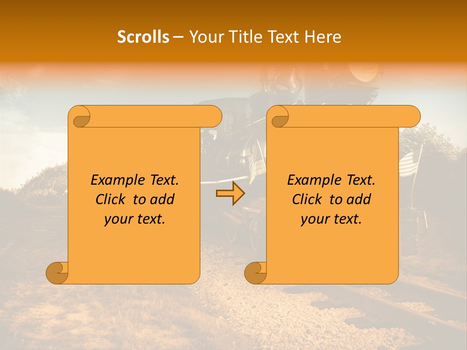 Steam Train PowerPoint Template
