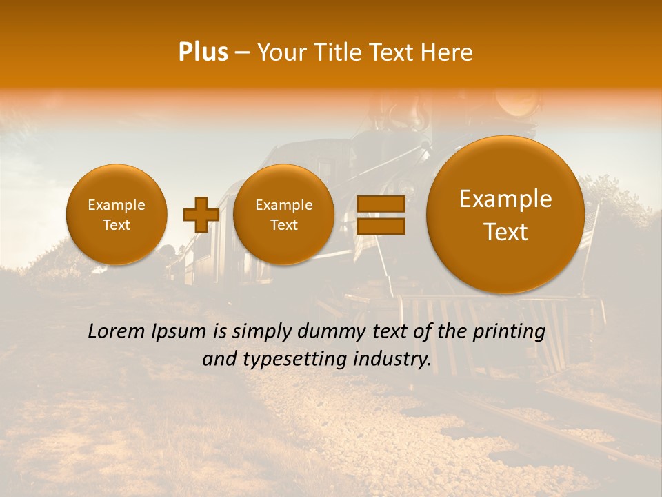 Steam Train PowerPoint Template