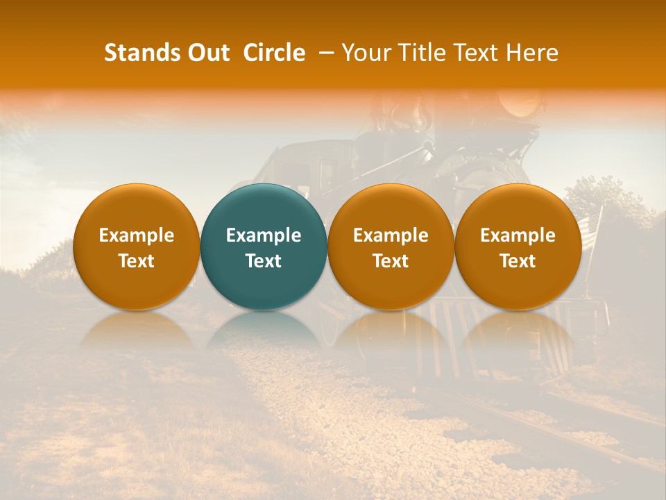 Steam Train PowerPoint Template