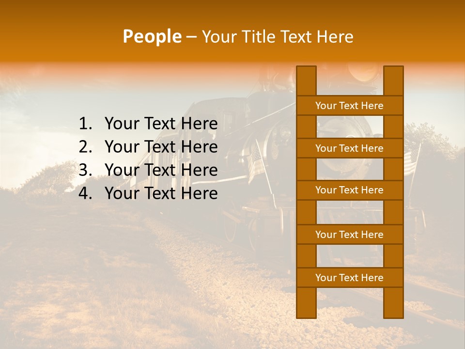 Steam Train PowerPoint Template