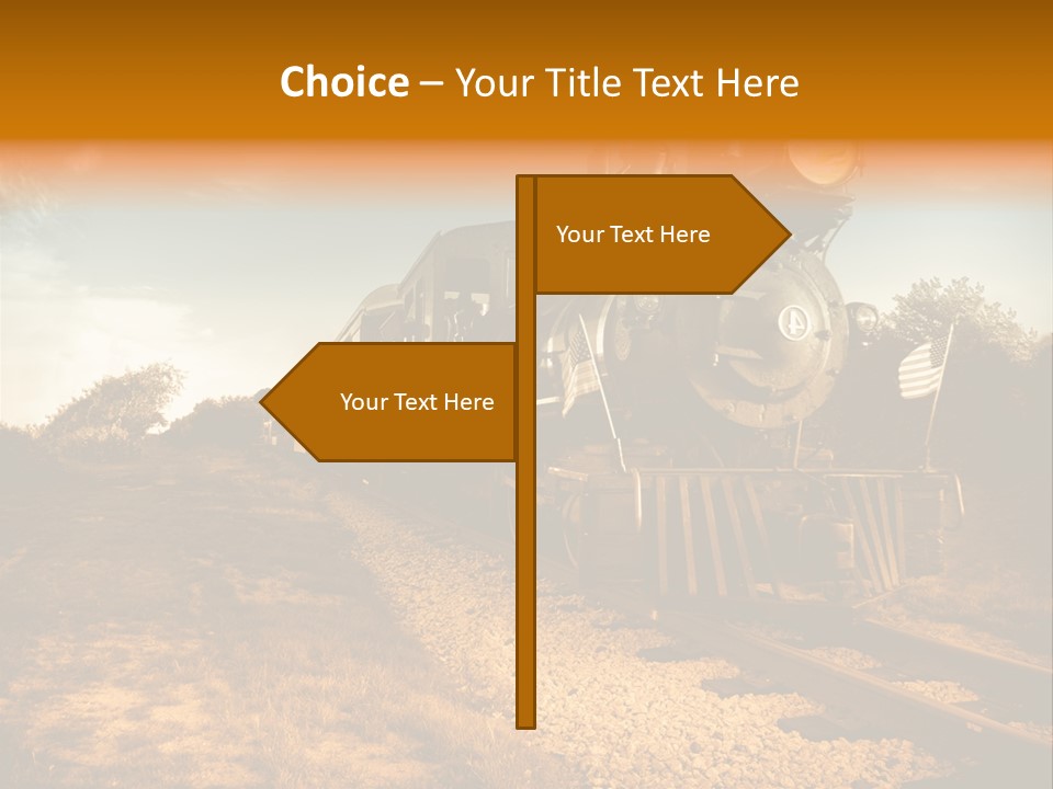 Steam Train PowerPoint Template