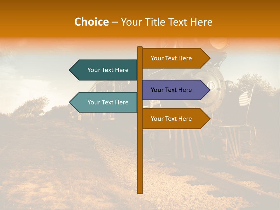 Steam Train PowerPoint Template
