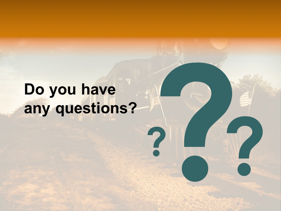 Steam Train PowerPoint Template