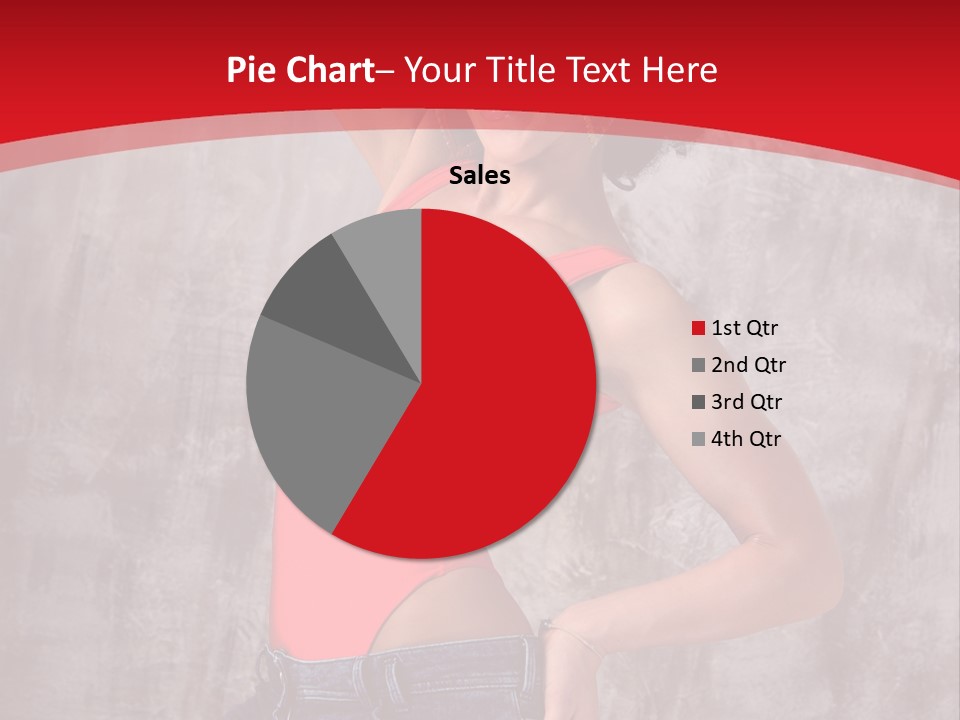 Caucasian Female  PowerPoint Template
