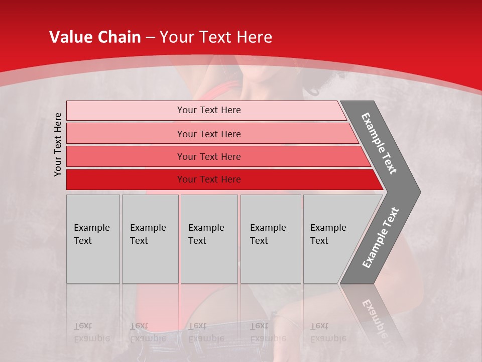 Caucasian Female  PowerPoint Template