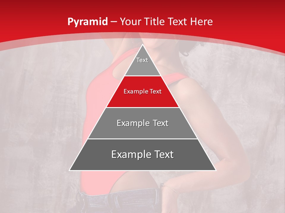 Caucasian Female  PowerPoint Template