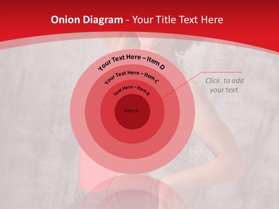 Caucasian Female  PowerPoint Template