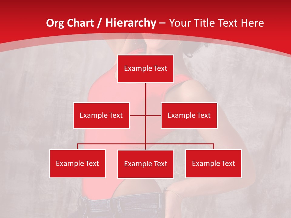 Caucasian Female  PowerPoint Template