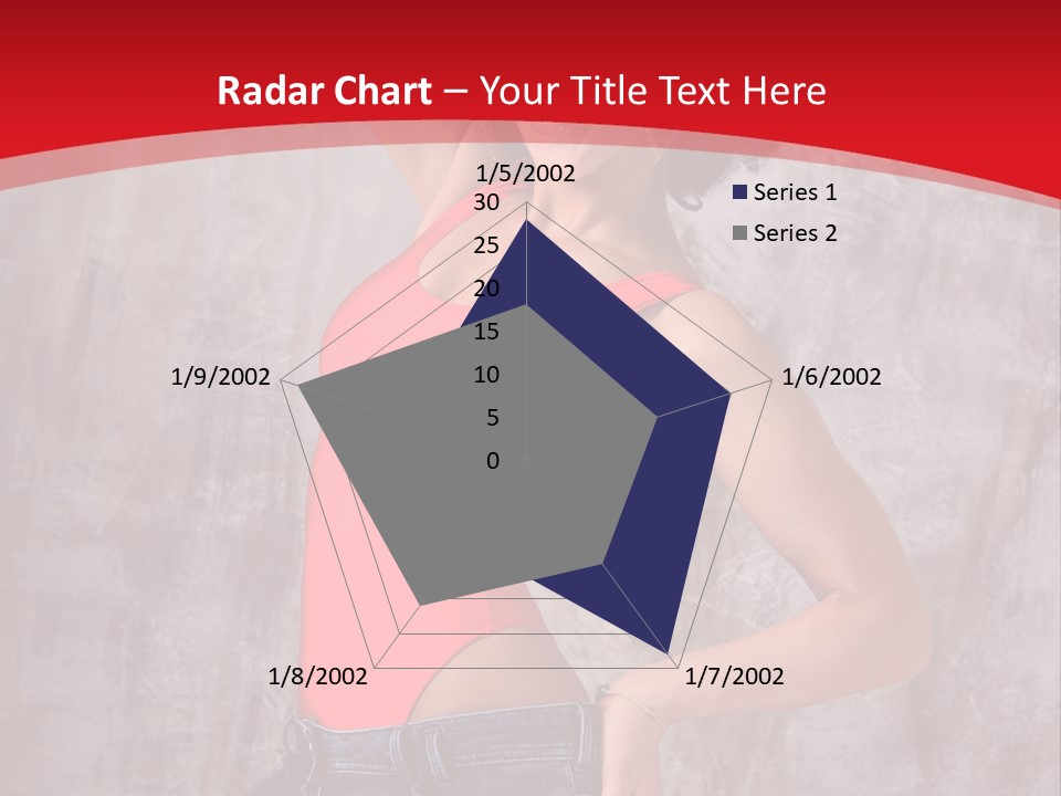 Caucasian Female  PowerPoint Template