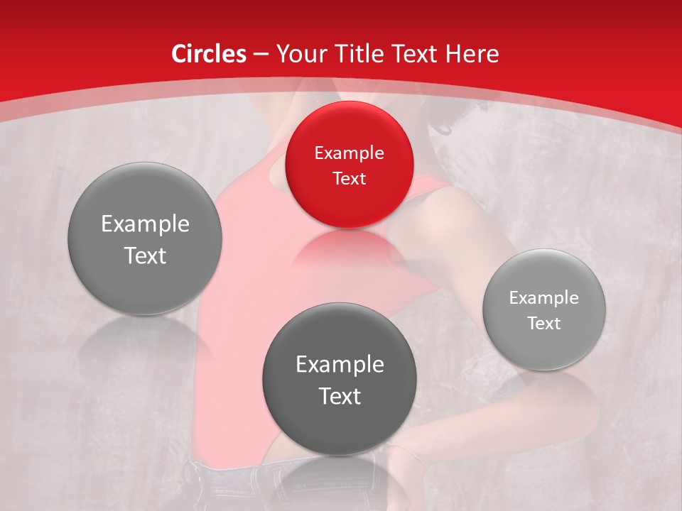 Caucasian Female  PowerPoint Template