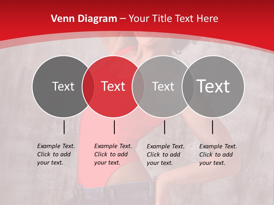 Caucasian Female  PowerPoint Template