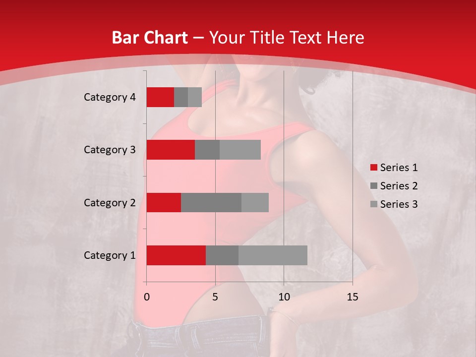 Caucasian Female  PowerPoint Template