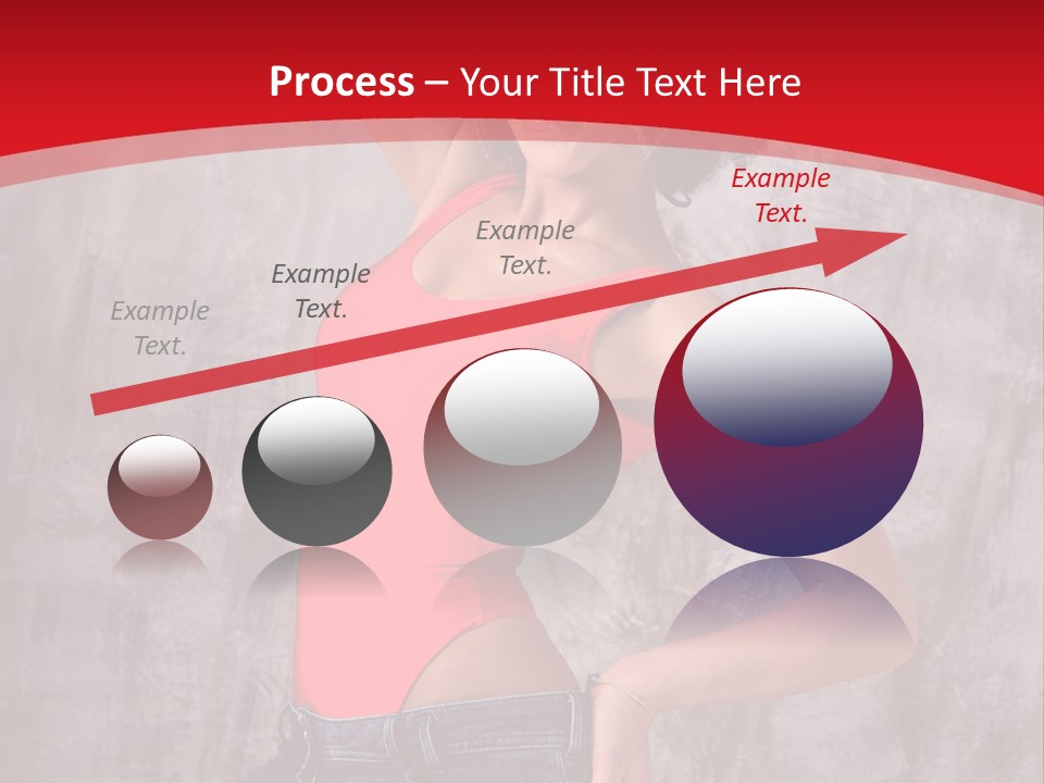 Caucasian Female  PowerPoint Template