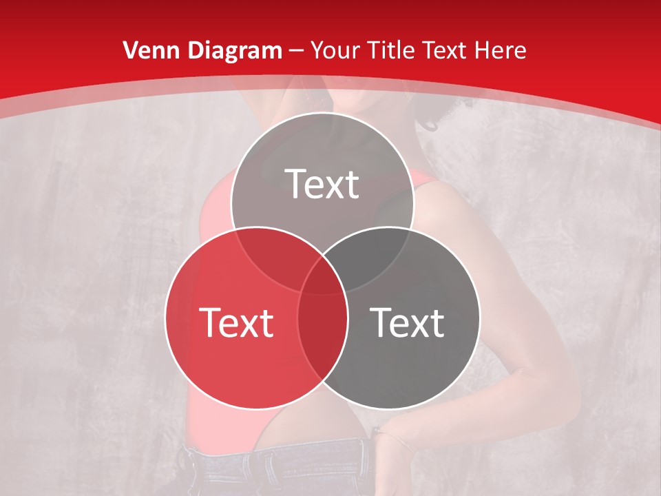 Caucasian Female  PowerPoint Template