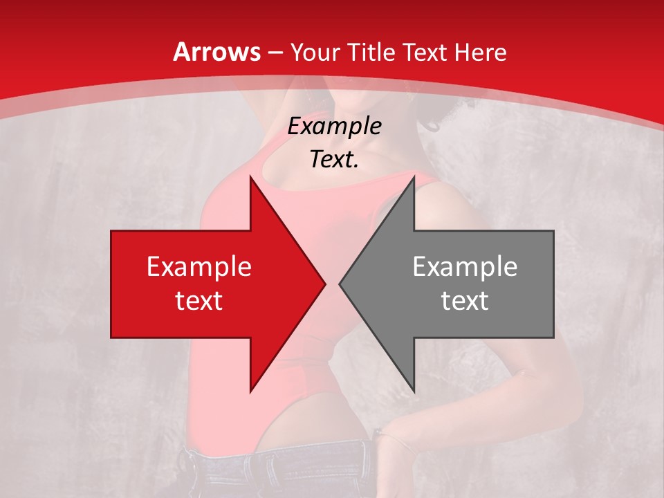 Caucasian Female  PowerPoint Template