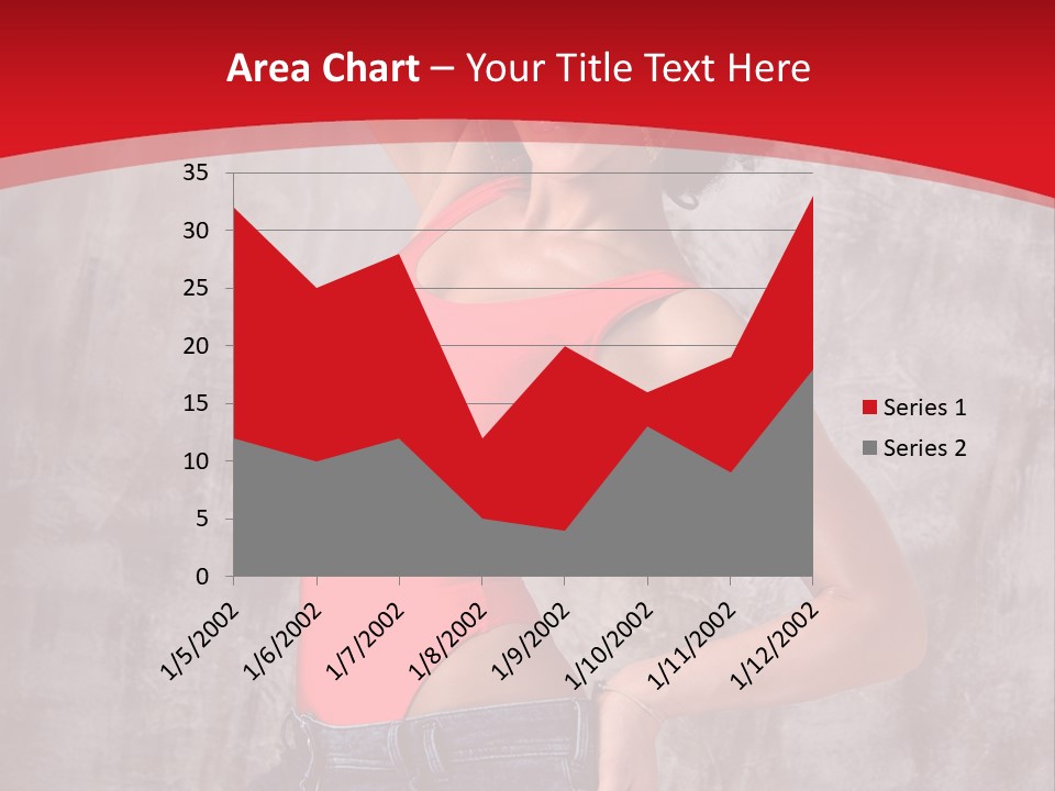 Caucasian Female  PowerPoint Template