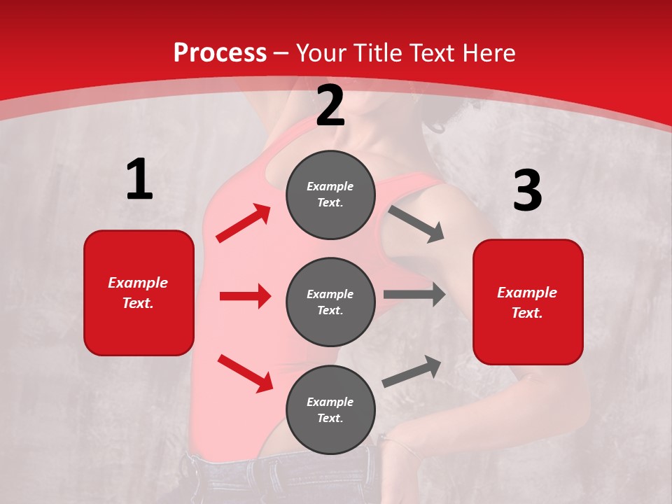 Caucasian Female  PowerPoint Template