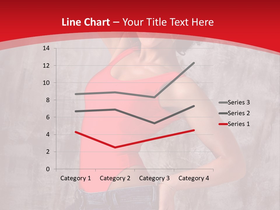 Caucasian Female  PowerPoint Template