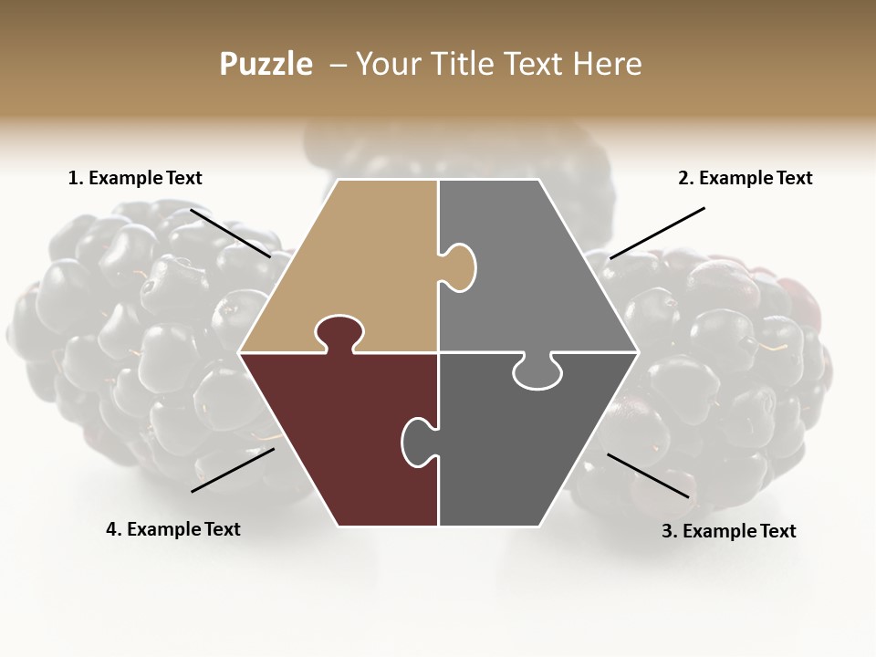 Fruit Berry White PowerPoint Template