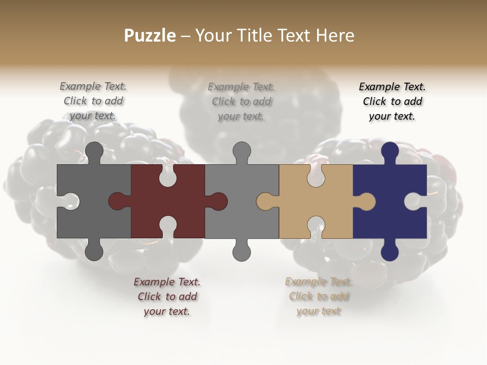 Fruit Berry White PowerPoint Template