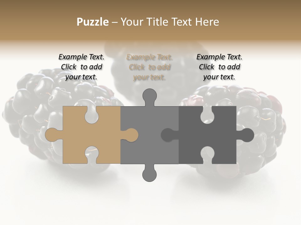 Fruit Berry White PowerPoint Template