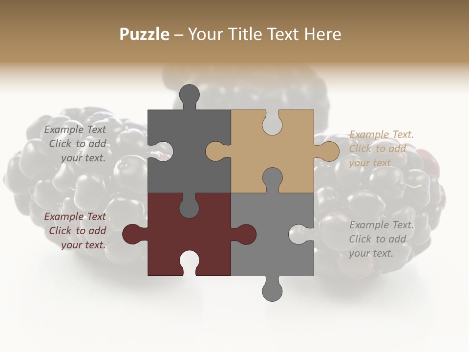 Fruit Berry White PowerPoint Template