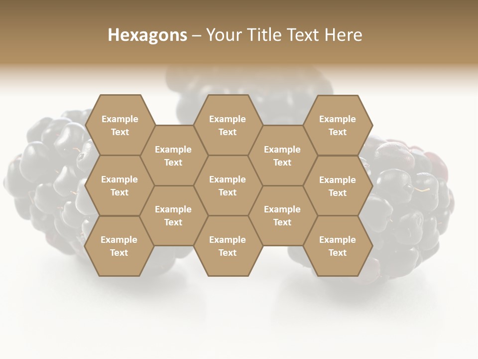 Fruit Berry White PowerPoint Template