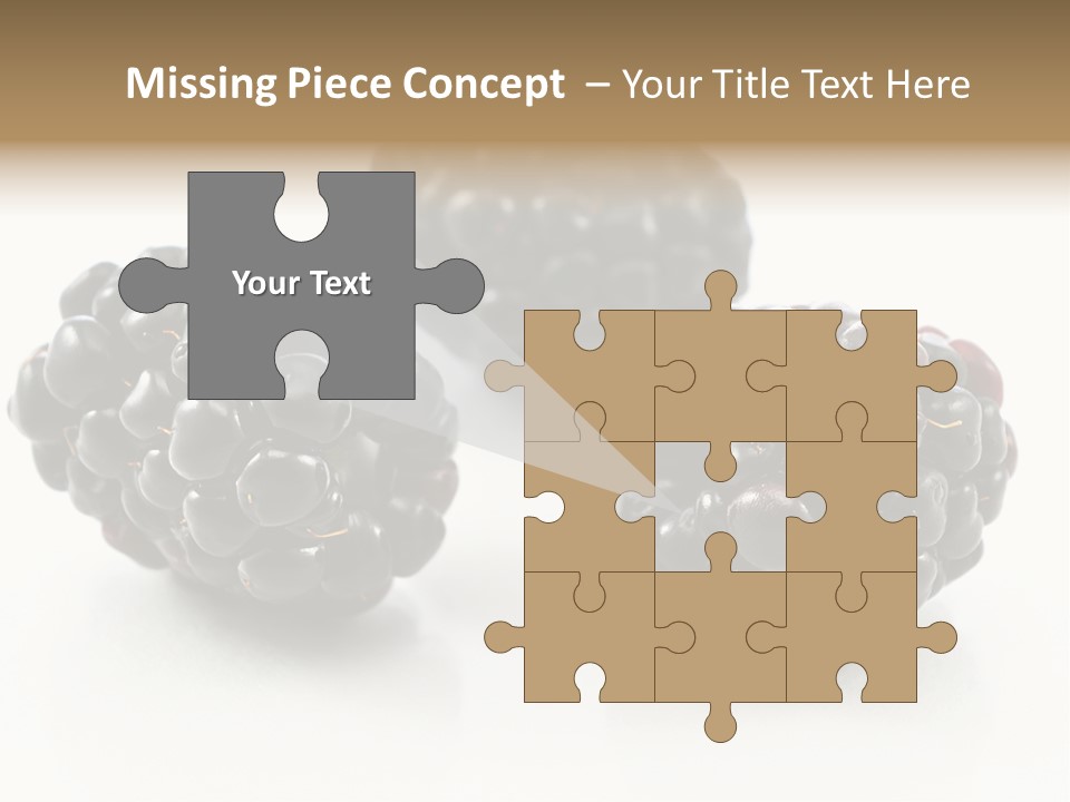 Fruit Berry White PowerPoint Template