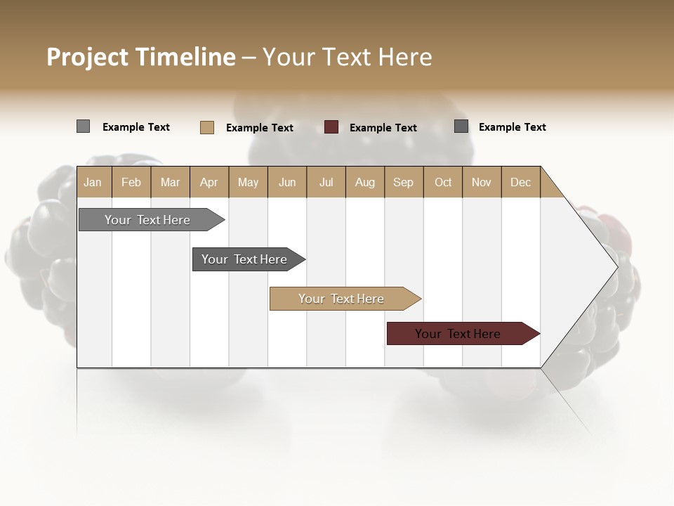 Fruit Berry White PowerPoint Template