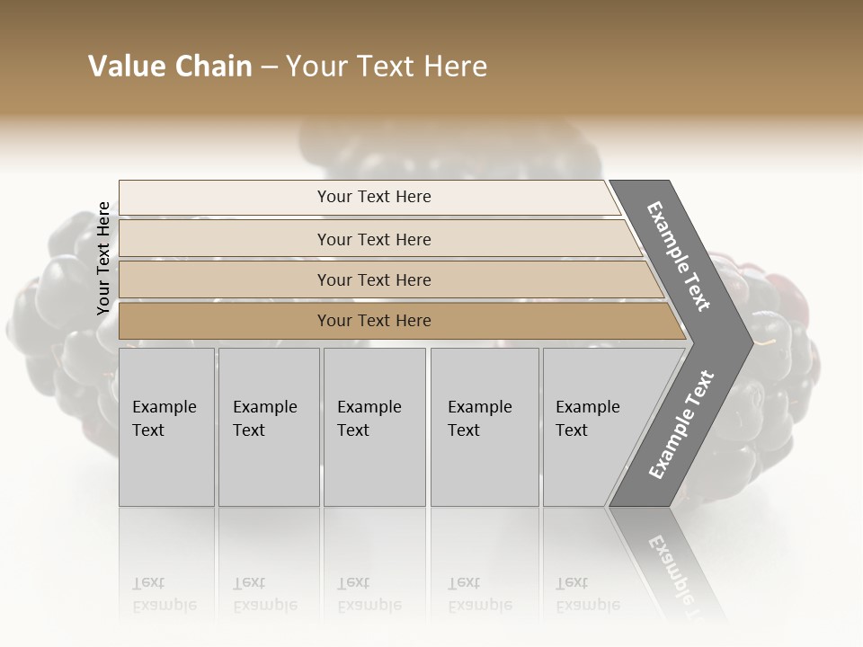 Fruit Berry White PowerPoint Template