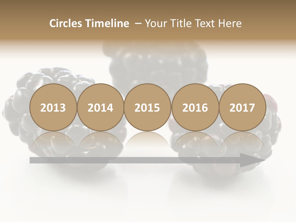 Fruit Berry White PowerPoint Template