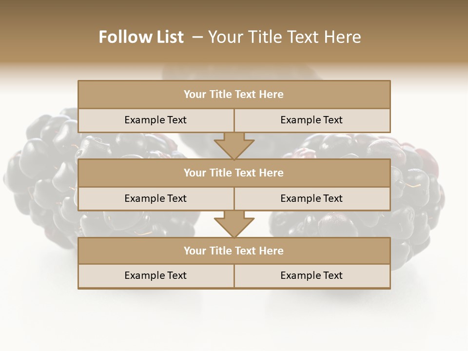 Fruit Berry White PowerPoint Template