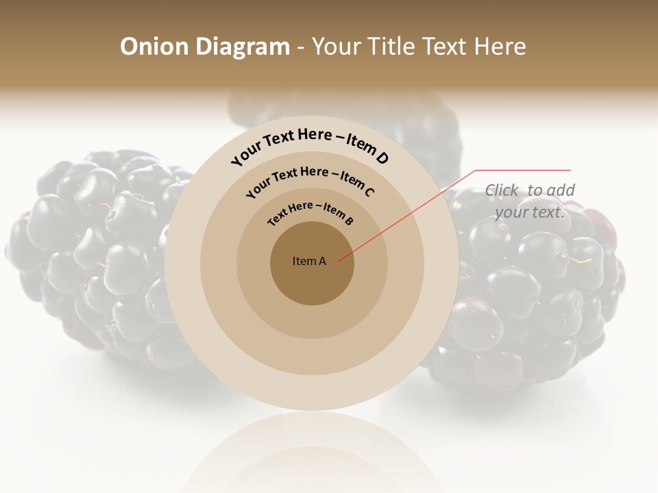 Fruit Berry White PowerPoint Template