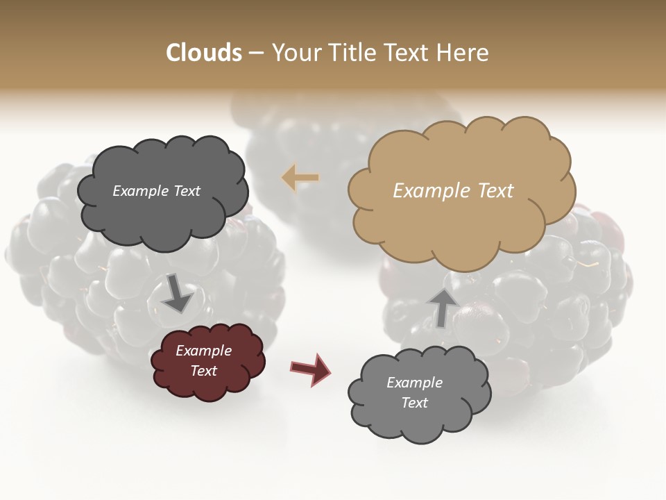 Fruit Berry White PowerPoint Template
