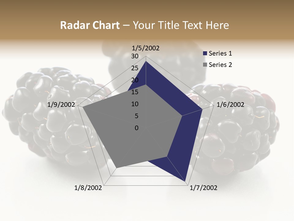 Fruit Berry White PowerPoint Template