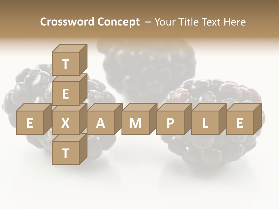 Fruit Berry White PowerPoint Template