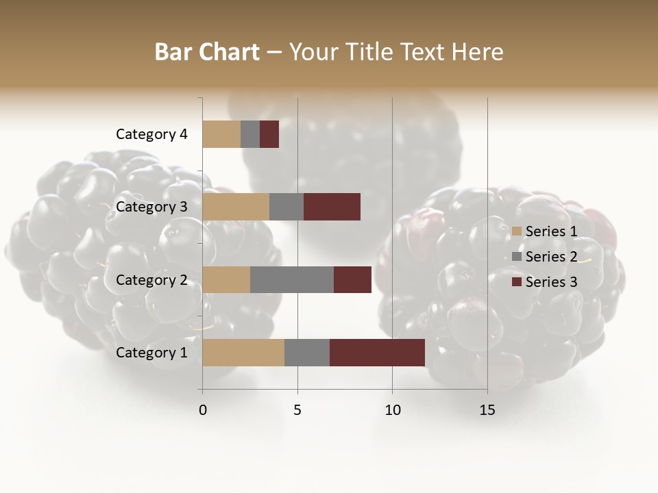 Fruit Berry White PowerPoint Template