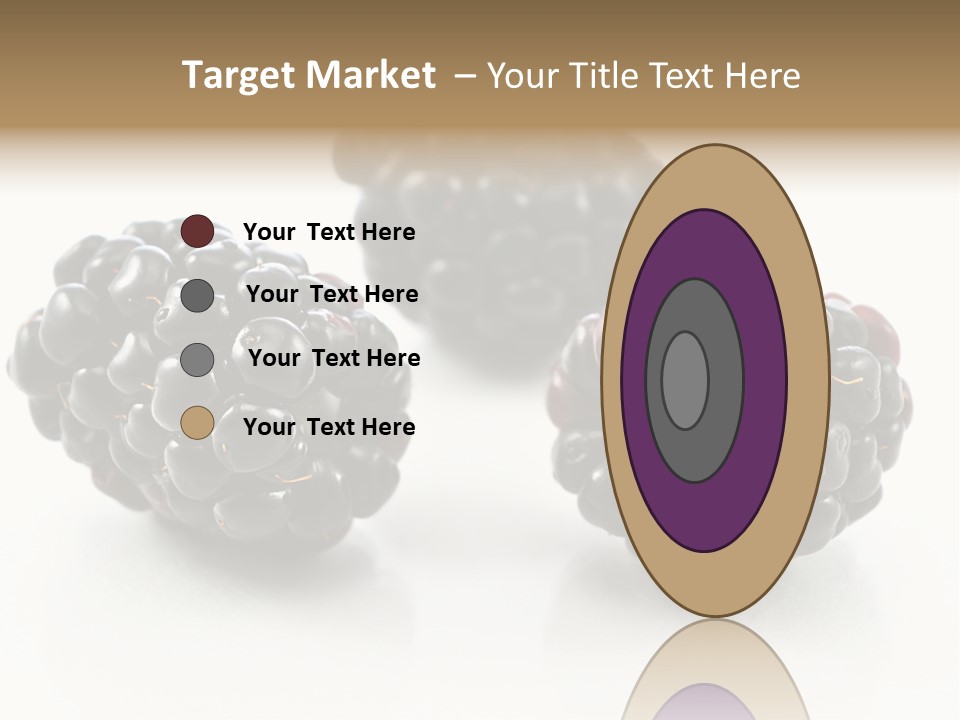 Fruit Berry White PowerPoint Template