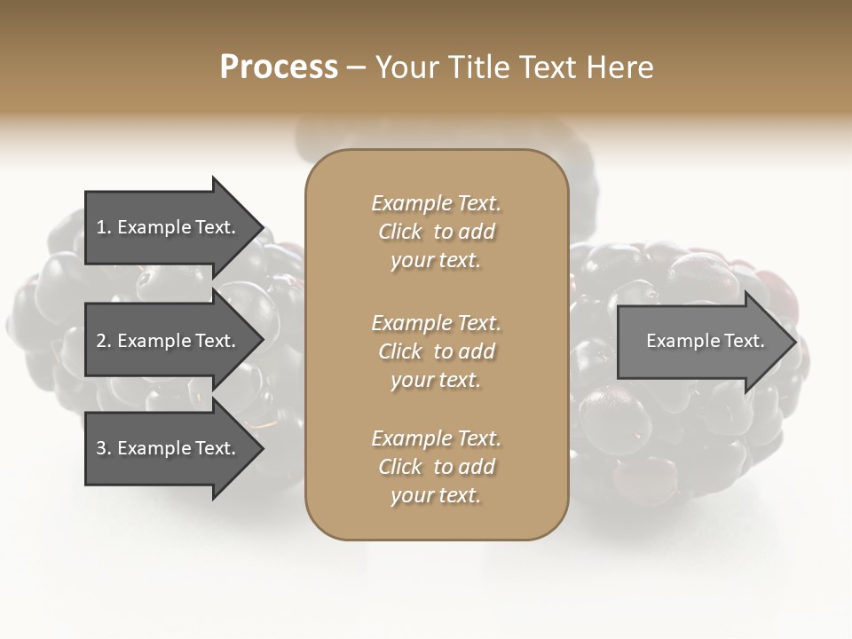 Fruit Berry White PowerPoint Template