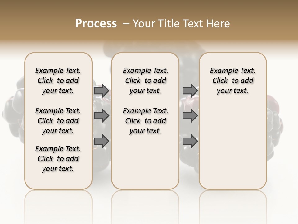 Fruit Berry White PowerPoint Template