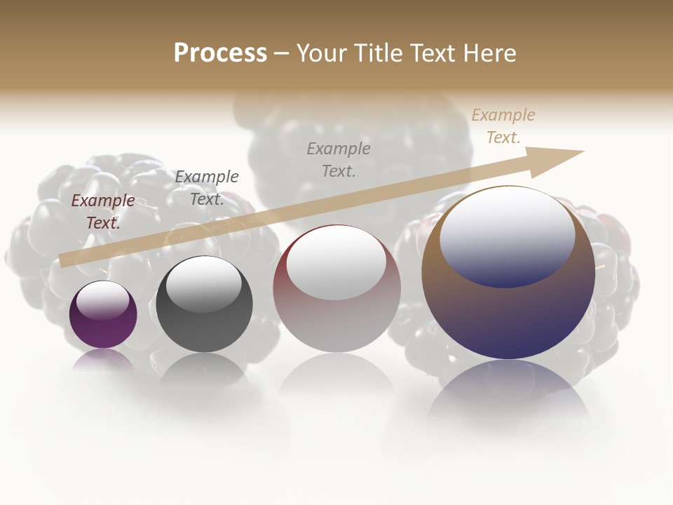 Fruit Berry White PowerPoint Template