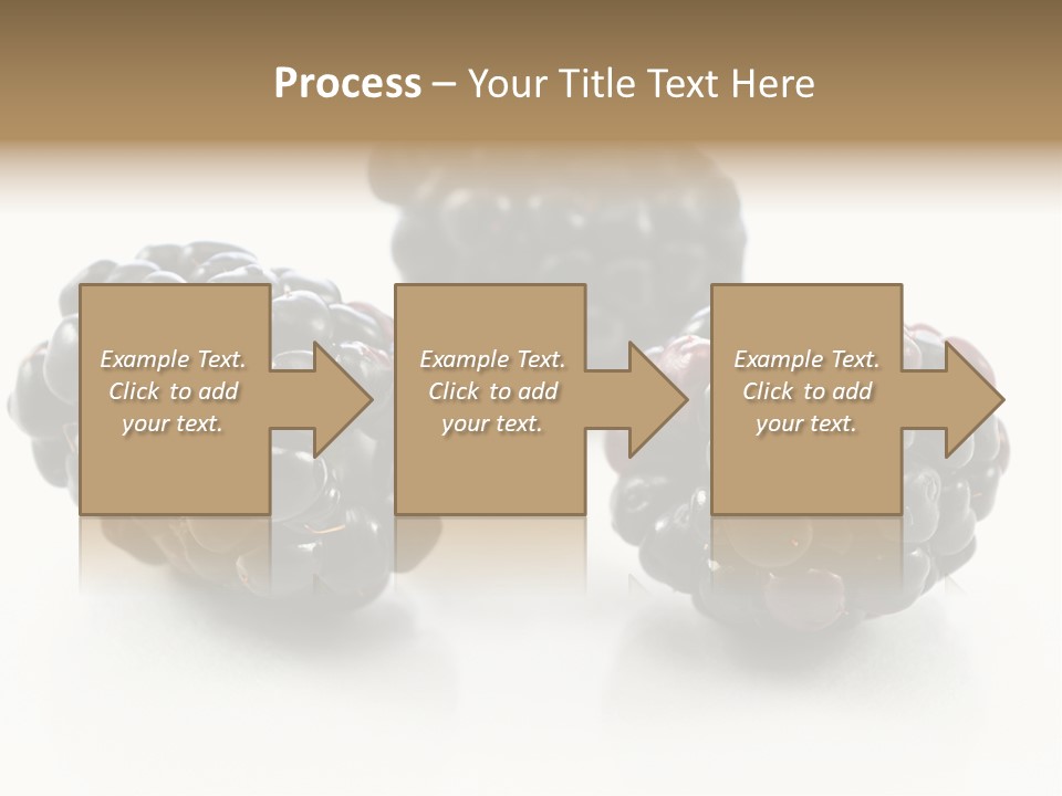 Fruit Berry White PowerPoint Template