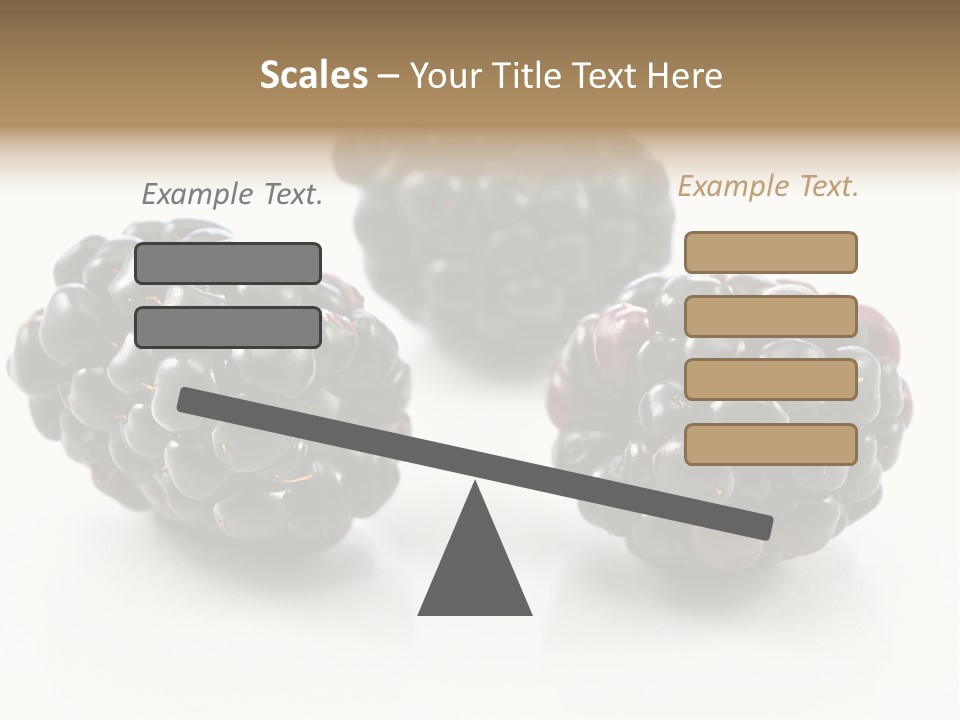 Fruit Berry White PowerPoint Template