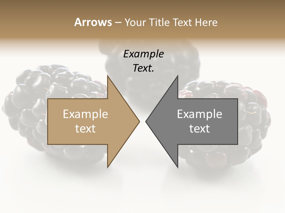 Fruit Berry White PowerPoint Template