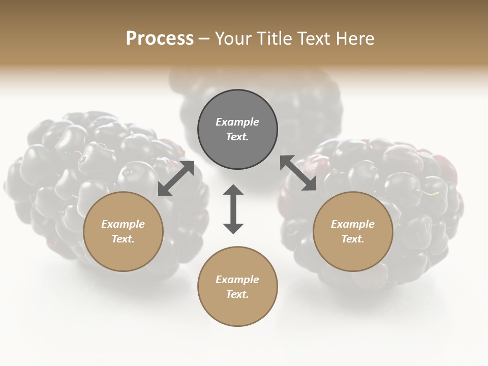 Fruit Berry White PowerPoint Template