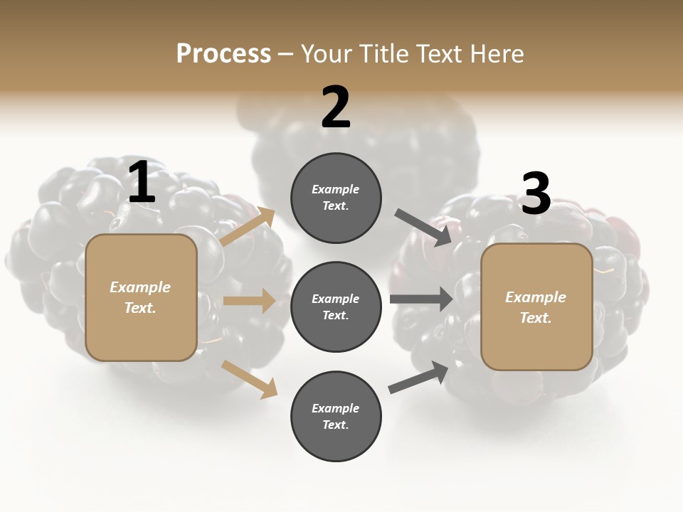 Fruit Berry White PowerPoint Template