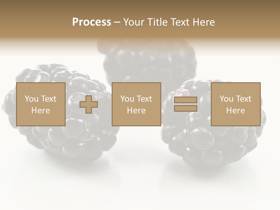 Fruit Berry White PowerPoint Template