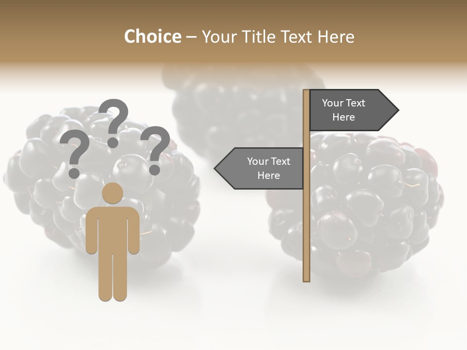 Fruit Berry White PowerPoint Template