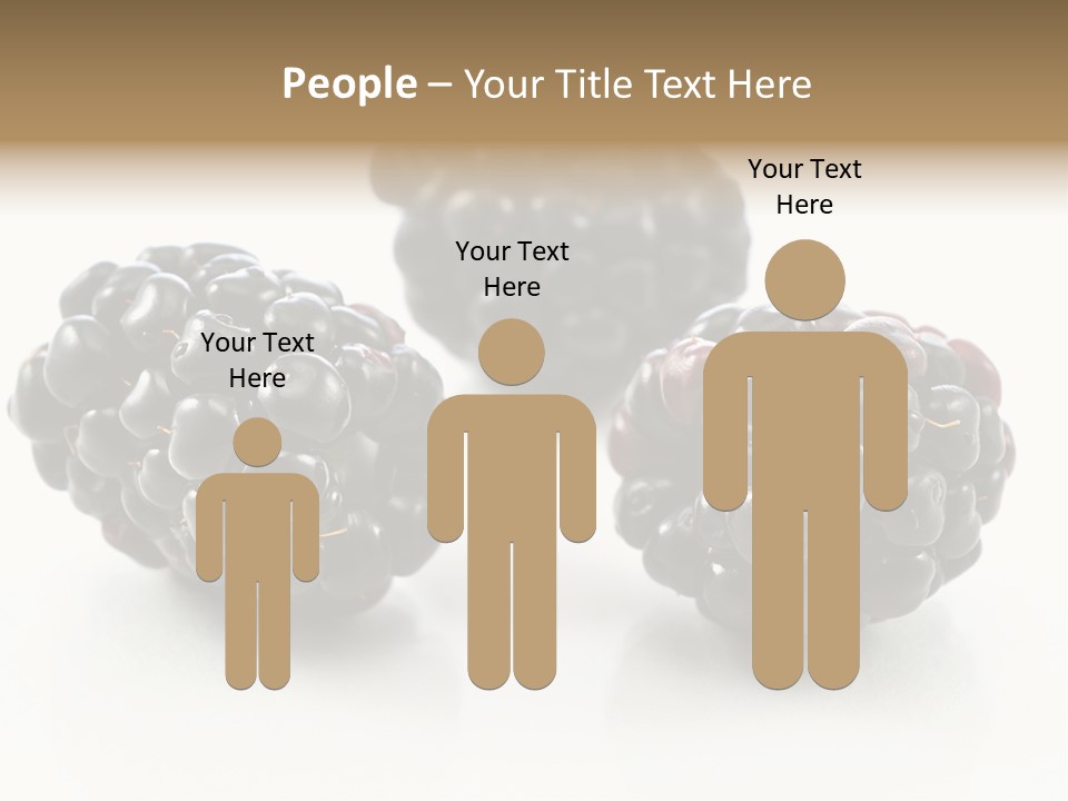 Fruit Berry White PowerPoint Template