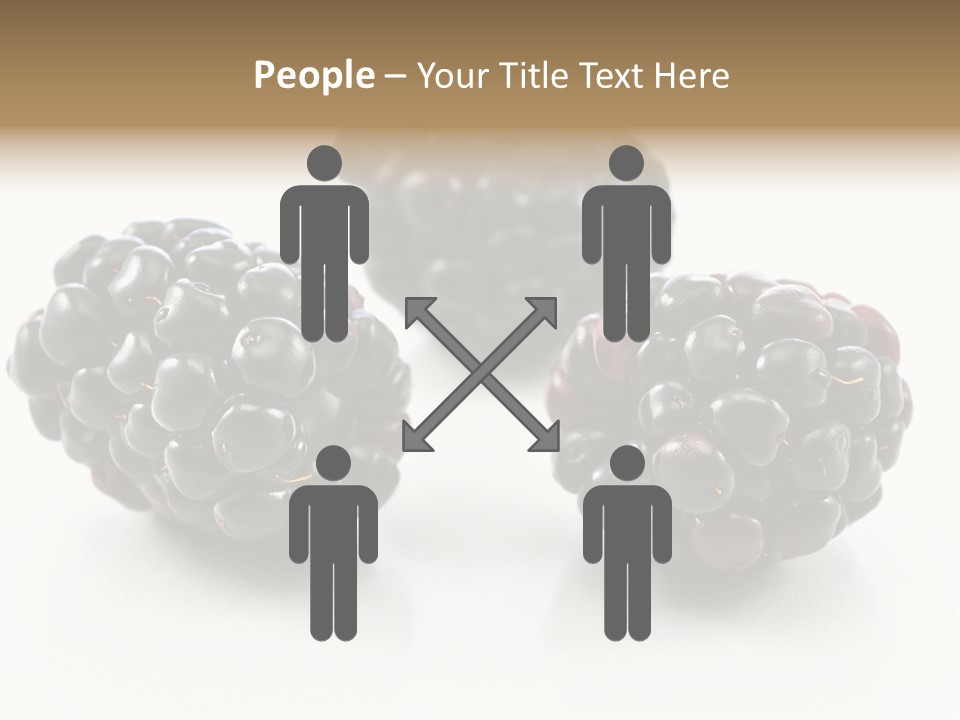 Fruit Berry White PowerPoint Template
